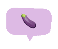 LotteLust love sexy emoji purple Sticker