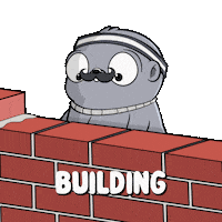 Brick By Brick House Sticker by Fugz Official