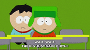 speaking kyle broflovski GIF by South Park 