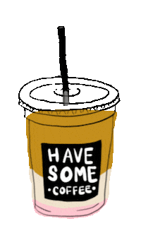 sleepy coffee Sticker