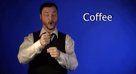 sign language coffee GIF by Sign with Robert
