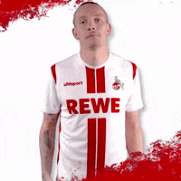 1 Fc Cologne Shrug GIF by 1. FC Köln
