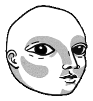 Face Eyes Sticker by Meltem Şahin