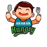 Mad Take Away Sticker by Hungry.dk