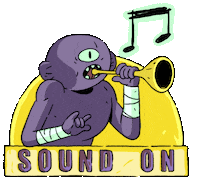 Music On Sound Sticker by Davilorium