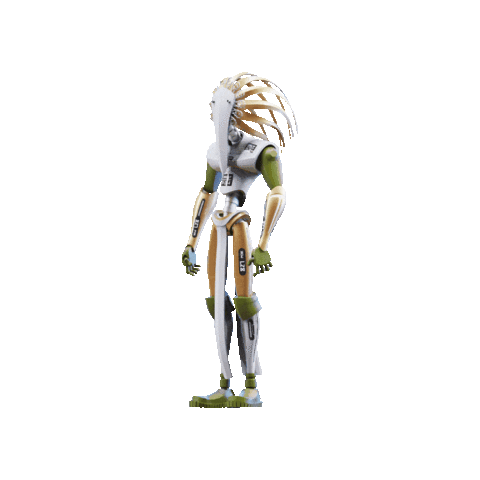 Zorans glitch trippy star wars nft Sticker