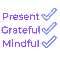 mymindfulyear social media zen grateful gratitude Sticker