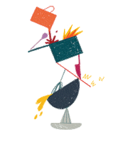 explodingbakery cooking bakery exploding explodingbakery Sticker