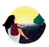 leilacharafeddine animation summer illustration nature Sticker