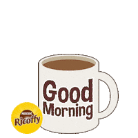 NescafeRicoffy coffee good morning sun morning Sticker