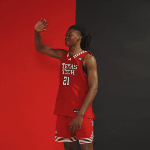 Latrell Hoover GIF by Texas Tech Basketball