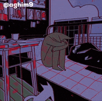 aghim9 cat sad depression sad character GIF