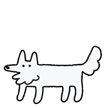 Inumog giphyupload dog kawaii rainbow Sticker