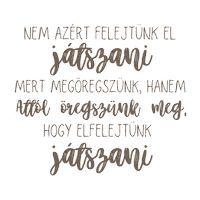 Jatek Idezet Sticker by Reflexshop