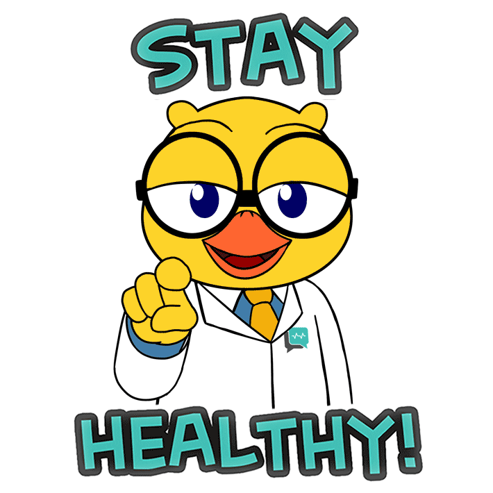 DrHenSays health stay healthy stayhealthy drhensays Sticker