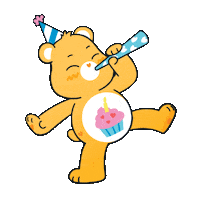 Happy Birthday Sticker by Care Bear Stare!