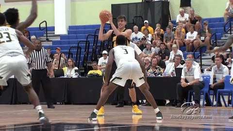 college basketball hawks GIF by University of Iowa Hawkeyes Athletics