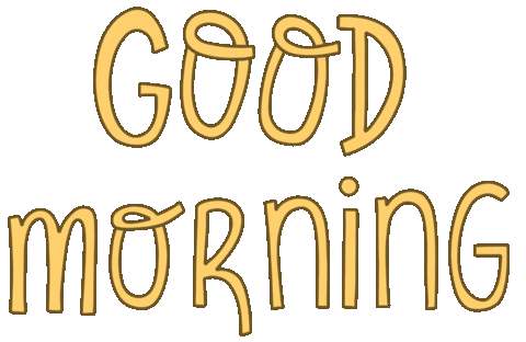 Good Morning Sticker by Rafs Design