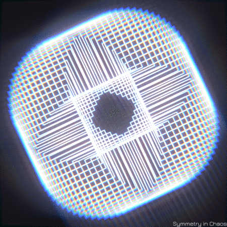 symmetryinchaos op #art #abstract #geometry #pattern #blender #3d GIF