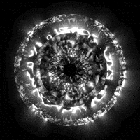 Glow Black And White GIF by xponentialdesign
