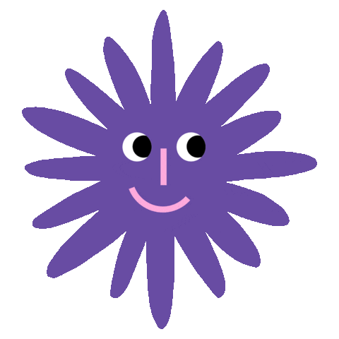 Flower Face Sticker by Hi-TiDE™