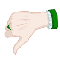 Hand Patrick Sticker by Stickerpacks.design