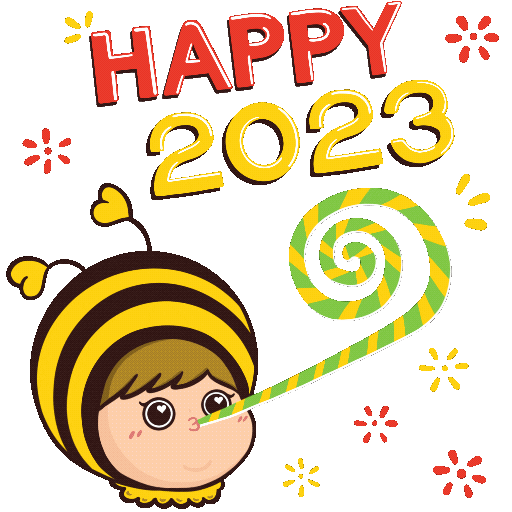 Happy New Year Sticker