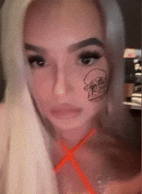 Girls Face Filter GIF