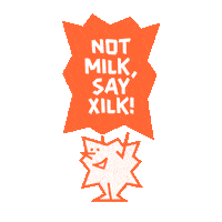 XILK coffee vegan cafe milk Sticker
