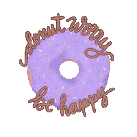 Happy Donut Sticker
