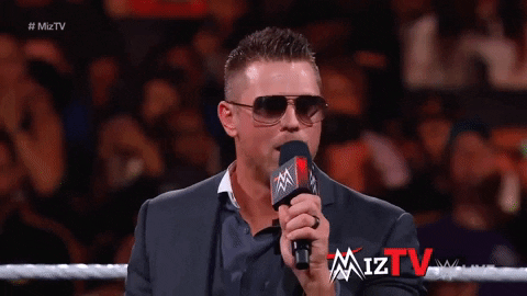 2. In-ring promo with The Miz Giphy
