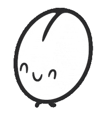 Coffee Bean Running Sticker
