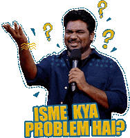 problem sakhtlaunda Sticker by Kaksha Gyarvi