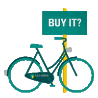 abnamro bike sustainability bicycle swap Sticker