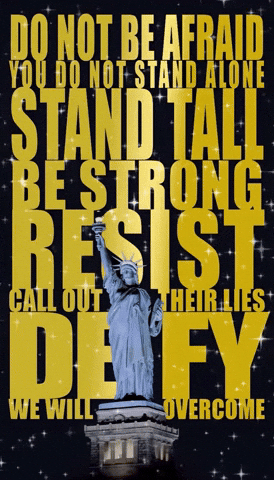 Resist Donald Trump GIF by Maryanne Chisholm - MCArtist