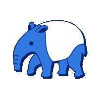 Malaysia Tapir Sticker by Loka Made