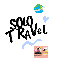 Traveler Sticker by TstoriesbyMariaKofou