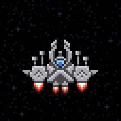 fimavectors giphyupload arcade pixel art rocket GIF