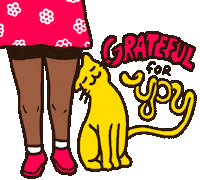 Cat Thank You Sticker