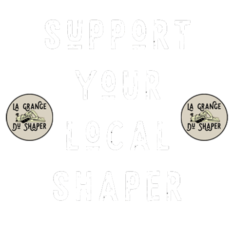 LaGrangeduShaper giphyupload support surf surfboards Sticker