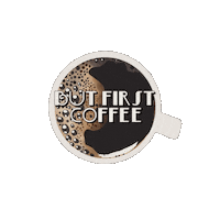 jadejennadesign coffee work morning chill Sticker
