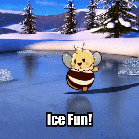 Ice Skating Sport GIF by Beelightened
