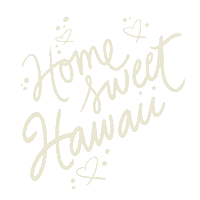 tiarakoba home island hawaii aloha Sticker