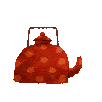 Tea Time Christmas Sticker