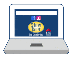 SchulerBauer real estate realtor computer sign Sticker