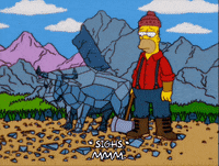 tired homer simpson GIF