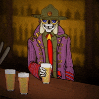 New Belgium Shrug GIF by Voodoo Ranger
