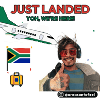 Flying South Africa Sticker by TEAM AF