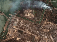 Satellite Imagery Shows Damage Around Zaporizhzhia Power Plant Ahead of Official Inspection