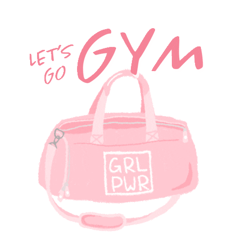 anniecchiang gym letsgo grlpwr anniecc Sticker